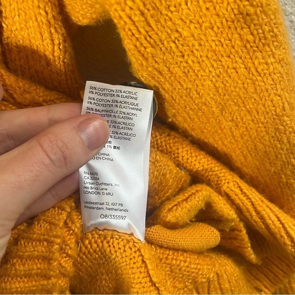 PILCRO x ANTHROPOLOGIE Cable Knit Cardigan Sweater - Picture 11 of 12